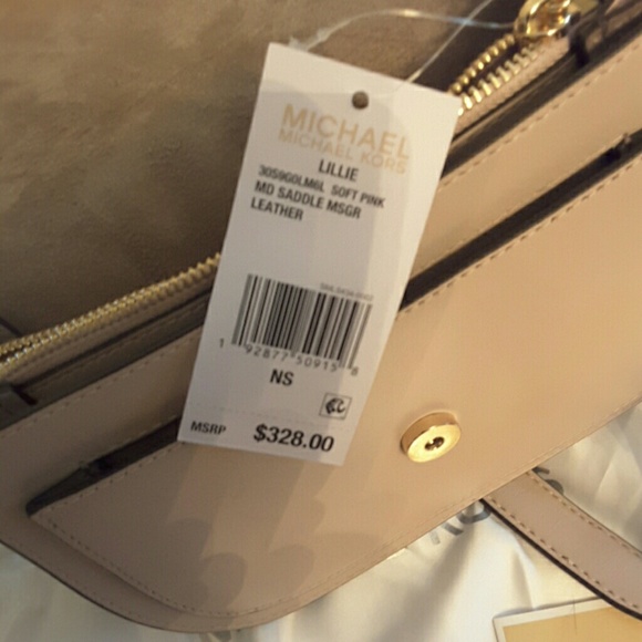 Michael kors genuine leather Lillie md saddle MSG - Picture 8 of 8